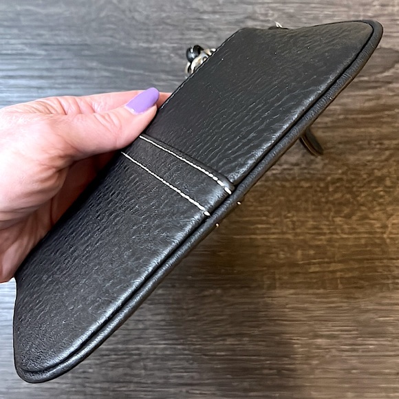 Coach - Pebbled Leather Mini Pouch - Picture 6 of 9